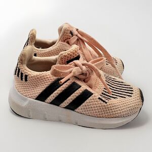 Adidas Ortholite Baby & Toddler Sneakers – Size 5K Light Pink 3 Stripes Athletic